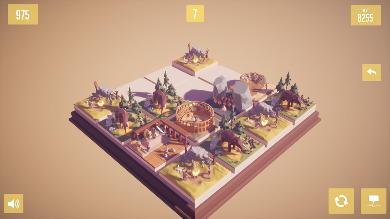 History2048 - 3D puzzle number game screenshot 4