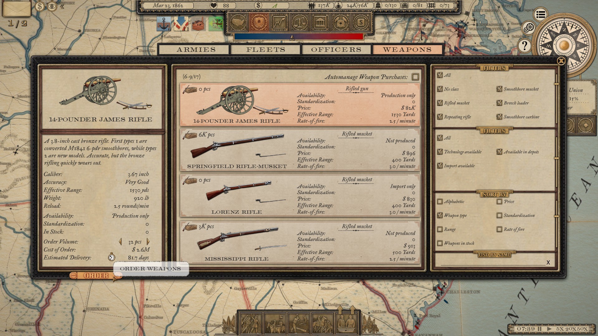 Grand Tactician: The Civil War (1861-1865) screenshot 22