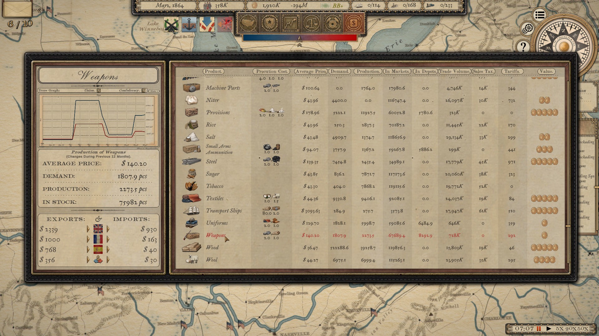 Grand Tactician: The Civil War (1861-1865) screenshot 21