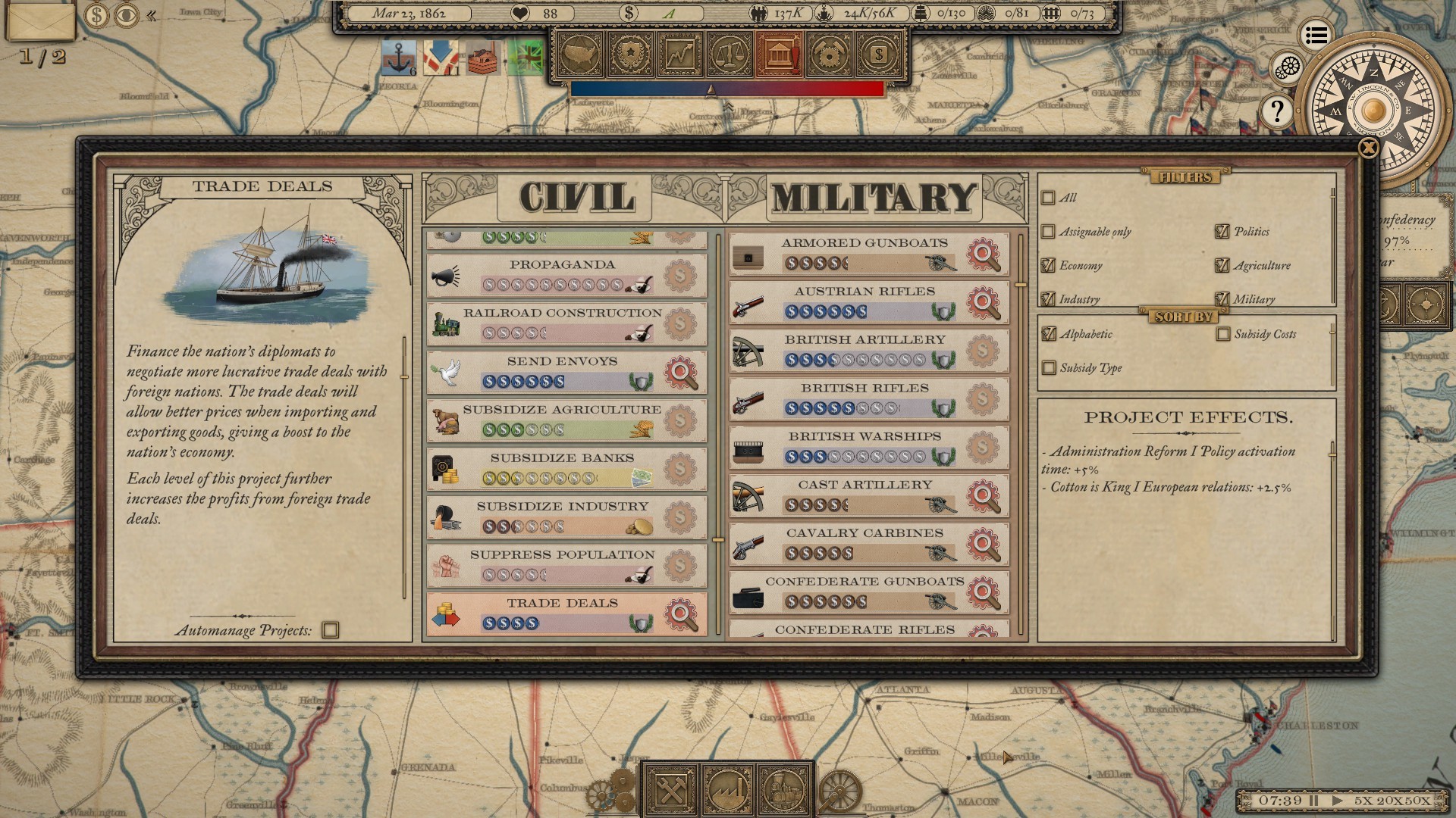 Grand Tactician: The Civil War (1861-1865) screenshot 16