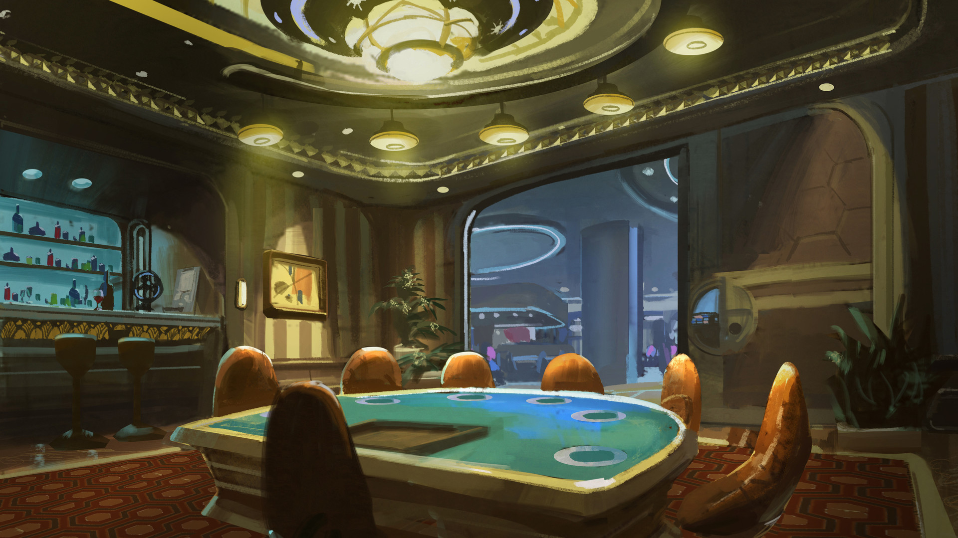 Lucky Night: Texas Hold'em VR screenshot 1