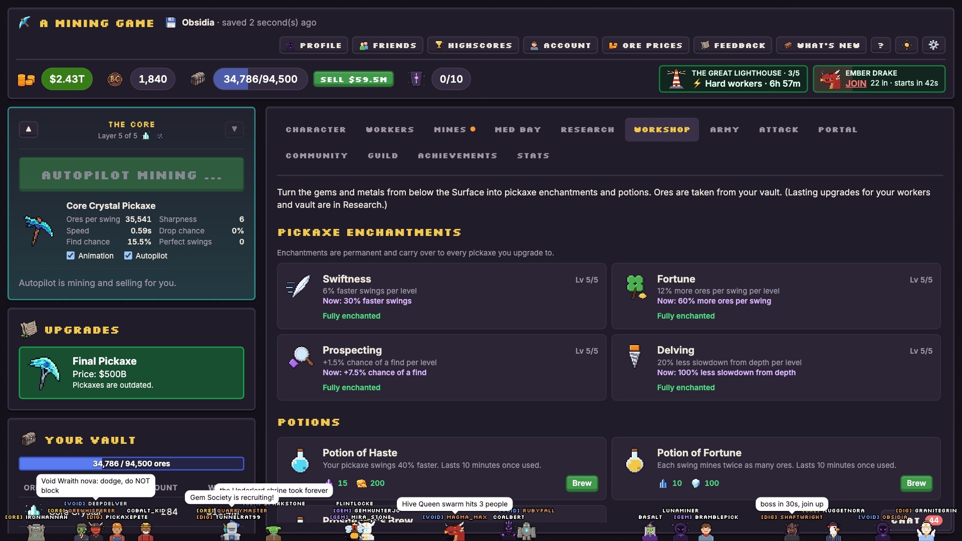 A Mining Game screenshot 3