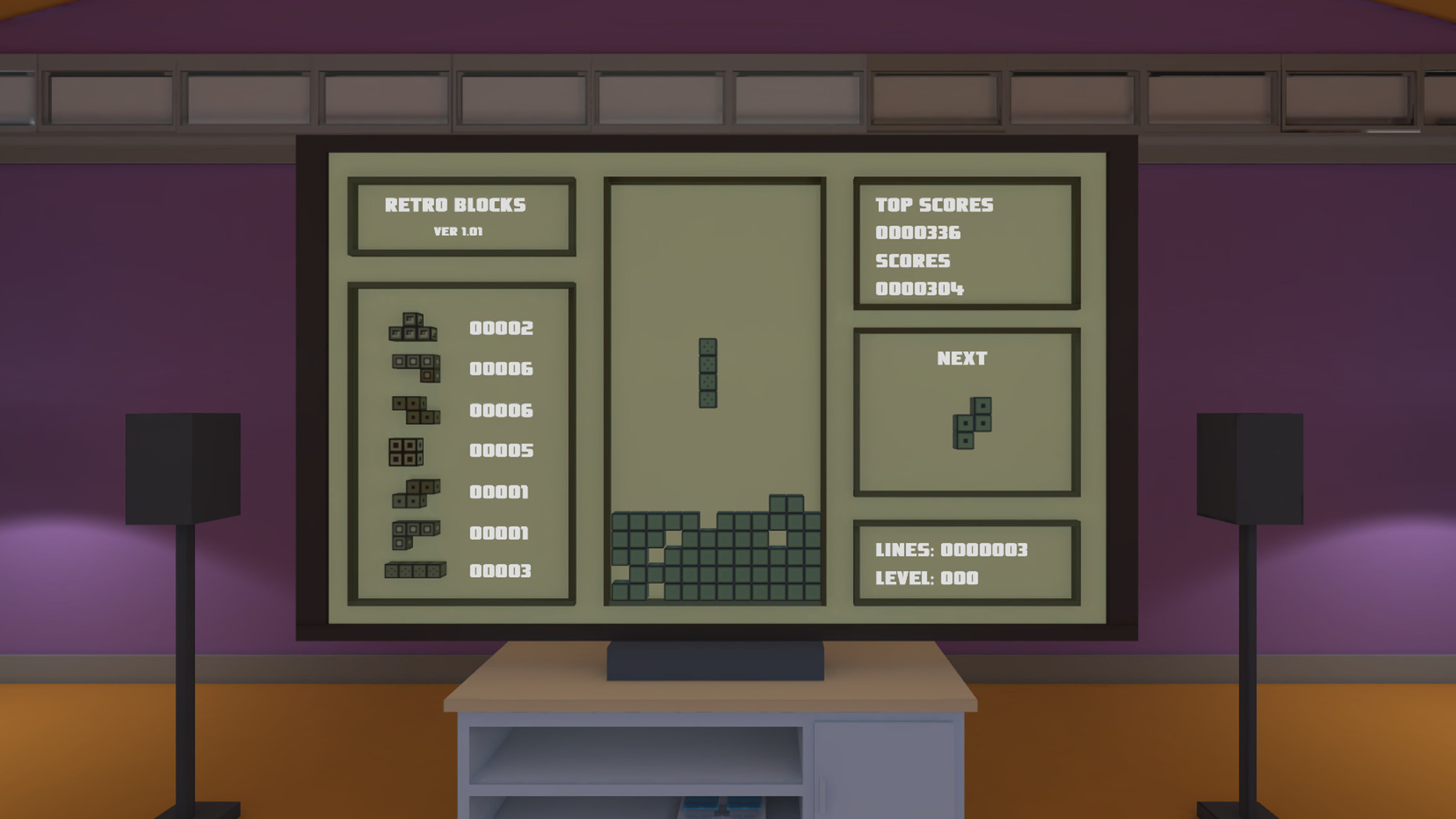 Retro Block VR screenshot 1