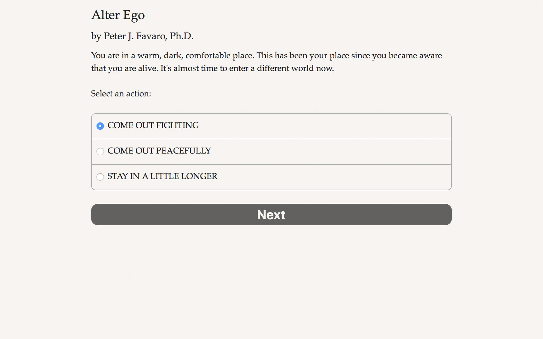 Alter Ego screenshot 2