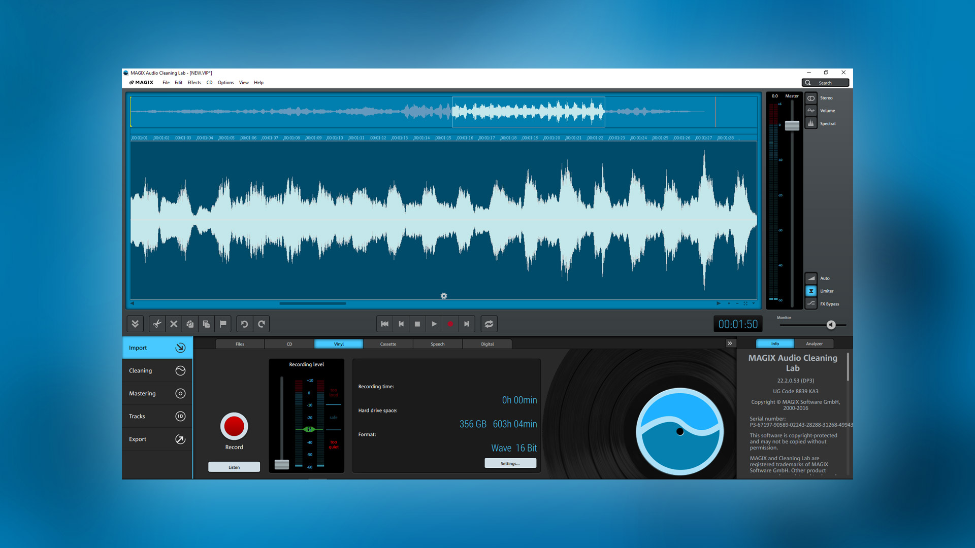 MAGIX Audio Cleaning Lab 2017 Steam Edition screenshot 1