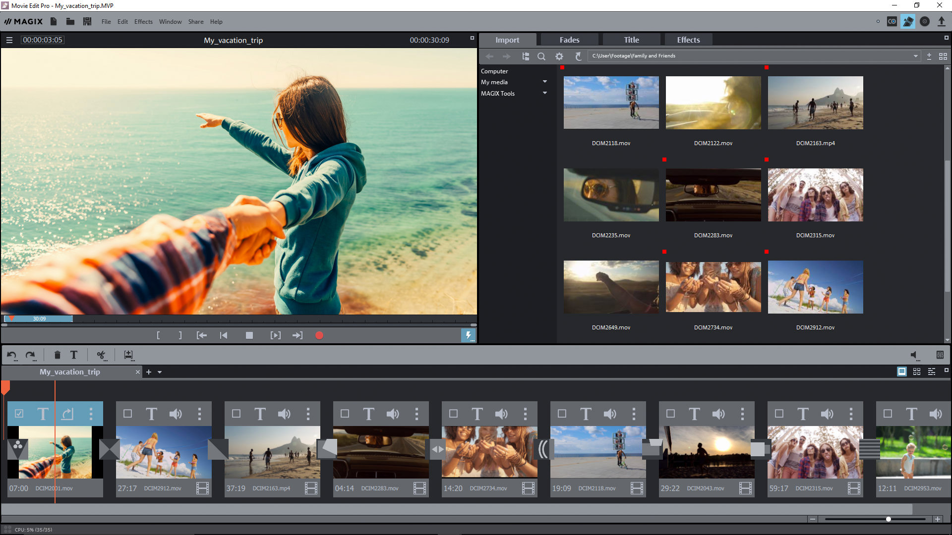 MAGIX Video deluxe 2017 Steam Edition screenshot 1