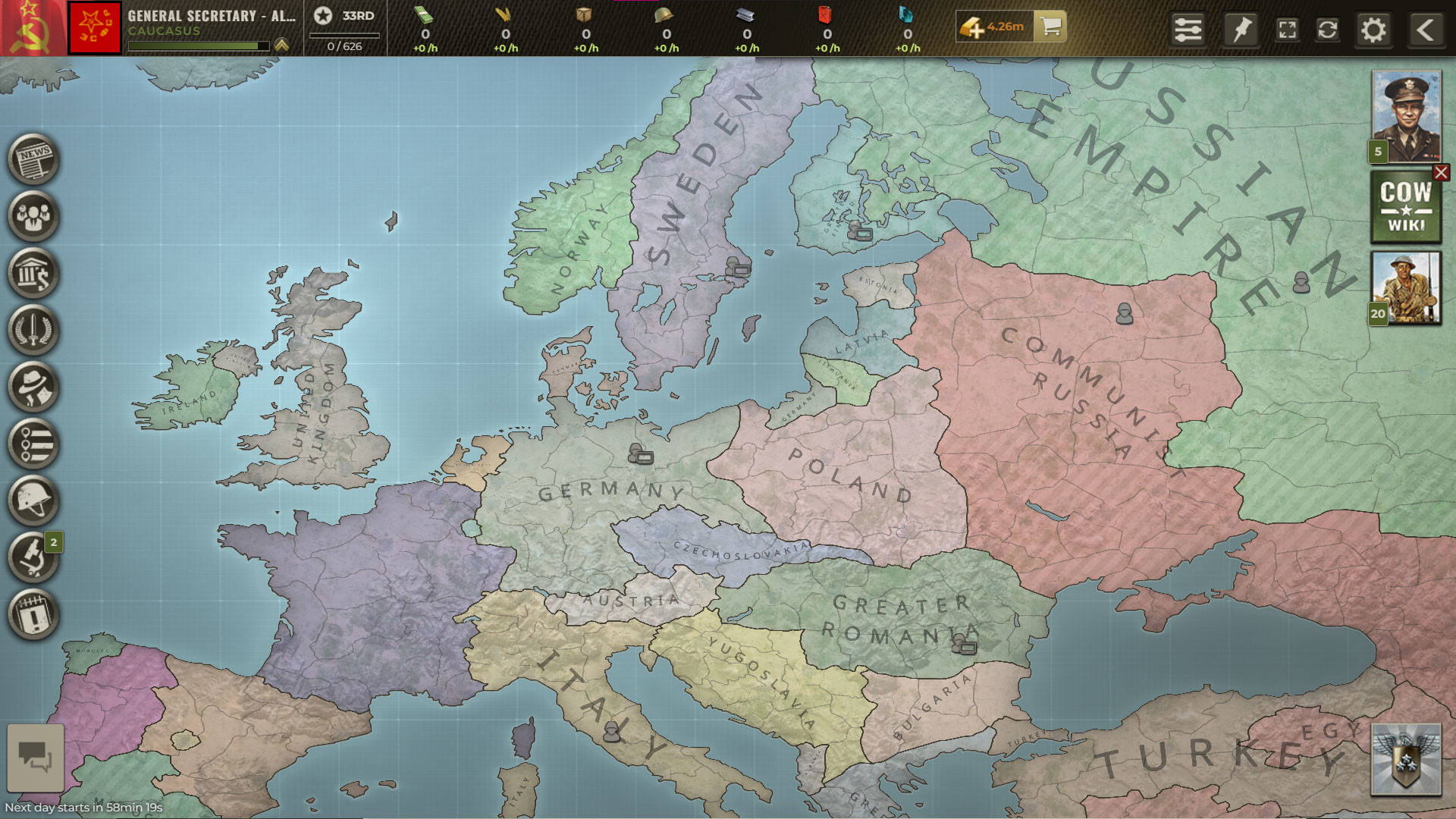 Supremacy: Call of War 1942 screenshot 3