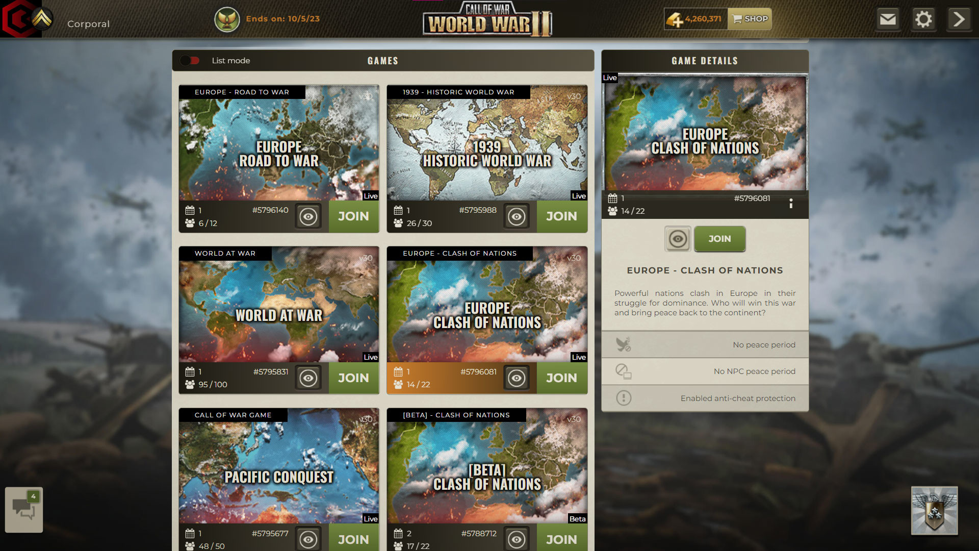 Supremacy: Call of War 1942 screenshot 5