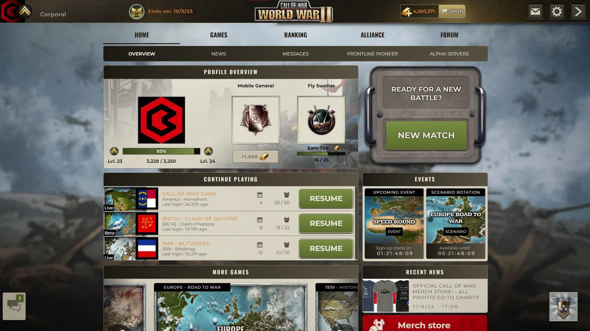 Supremacy: Call of War 1942 screenshot 1