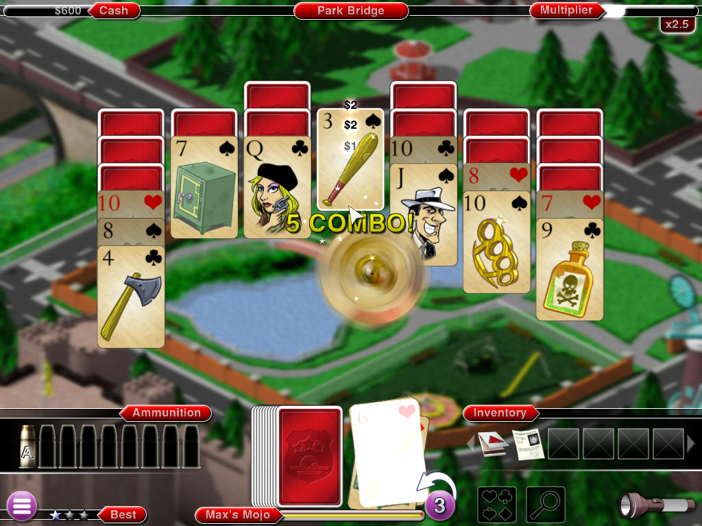 Crime Solitaire 2: The Smoking Gun screenshot 1