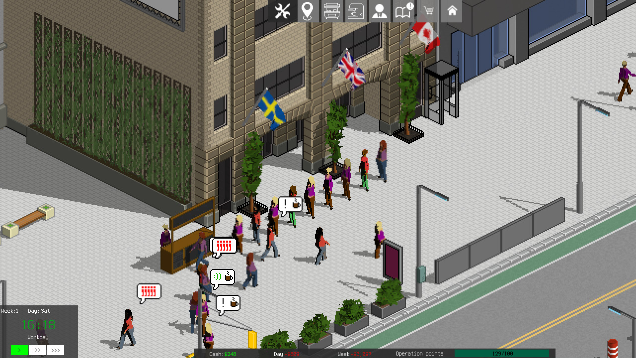 CoffeeBiz Tycoon screenshot 2