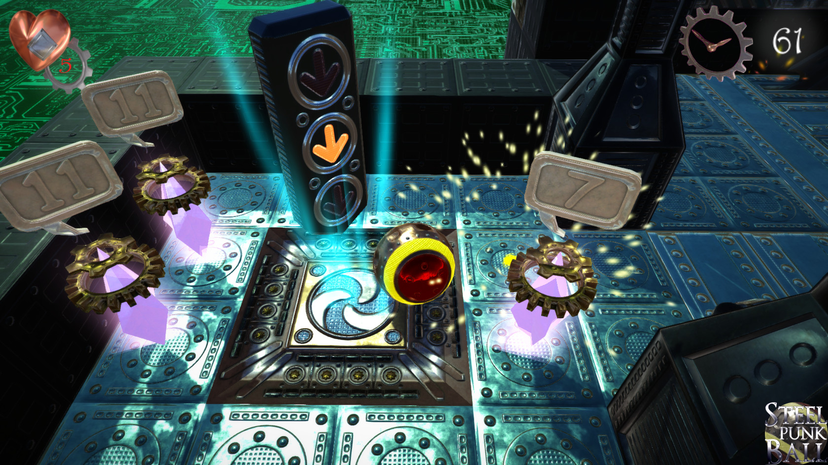 Steel Punk Ball screenshot 1