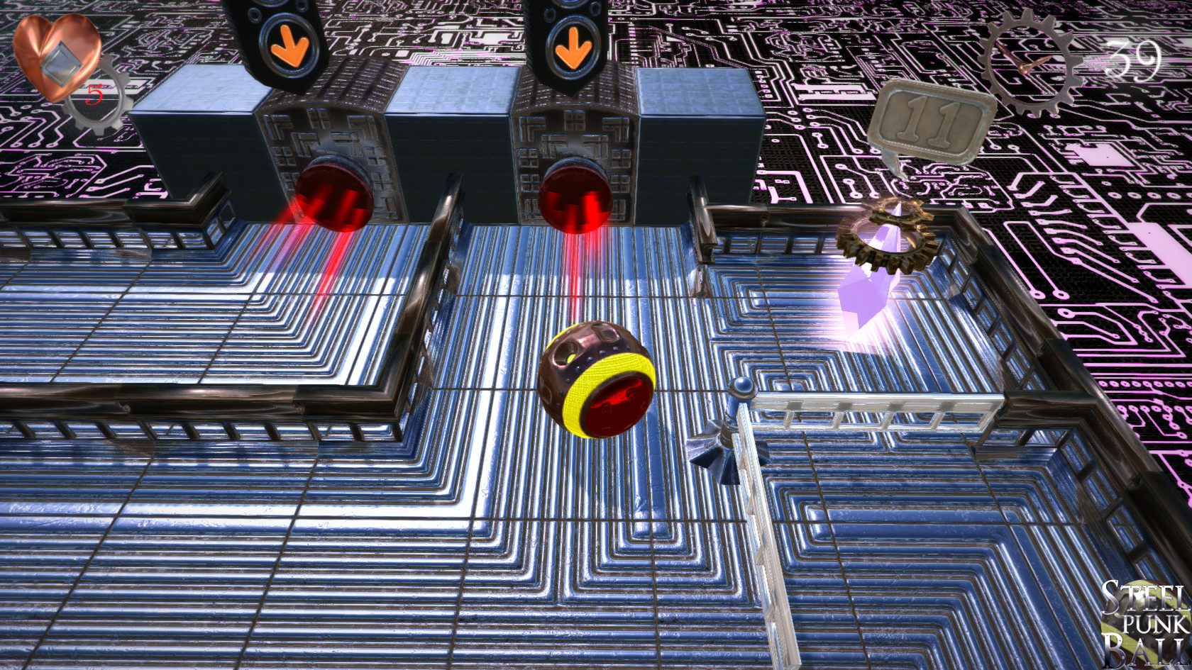 Steel Punk Ball screenshot 2