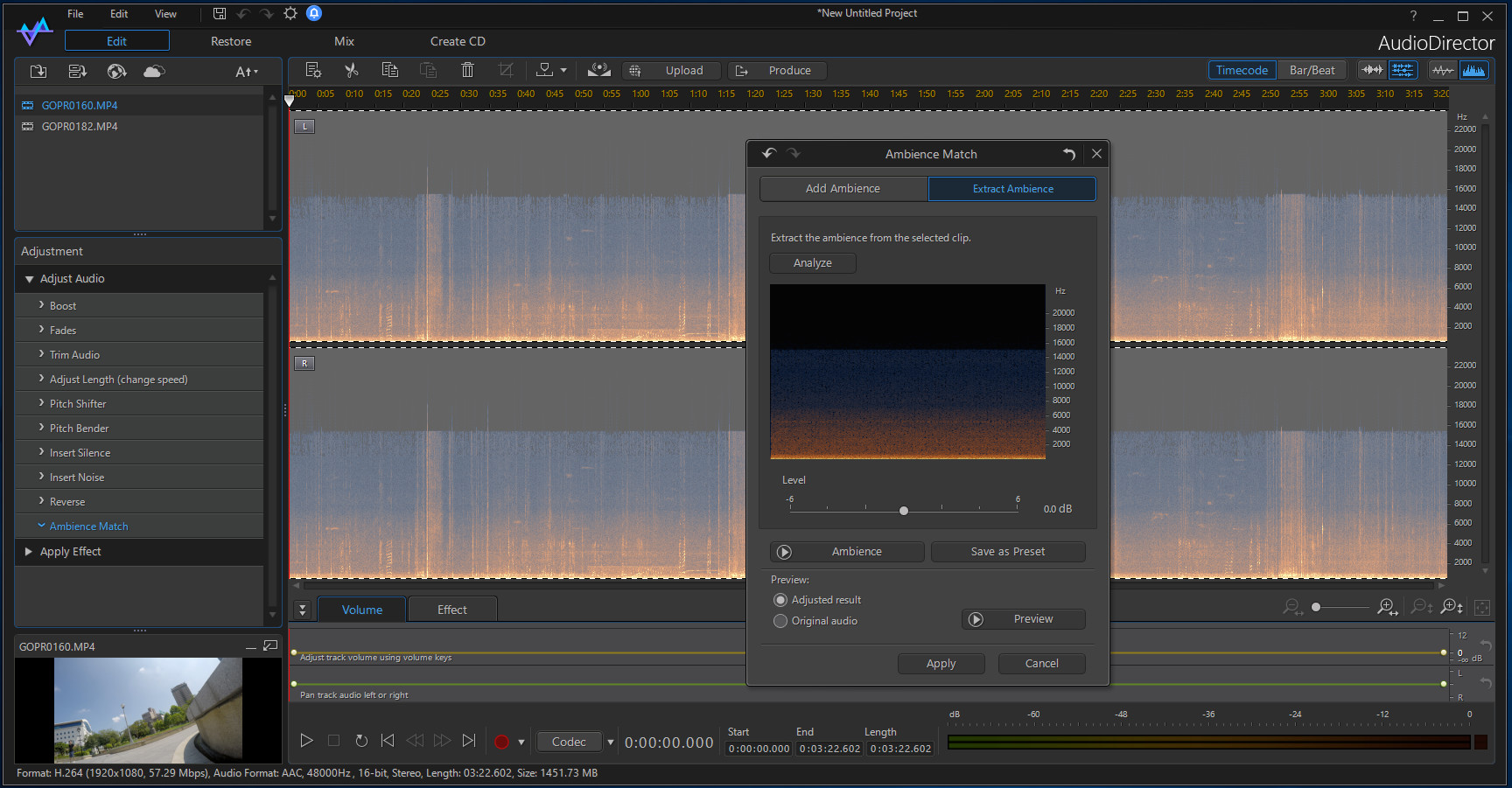 CyberLink AudioDirector 8 Ultra screenshot 4