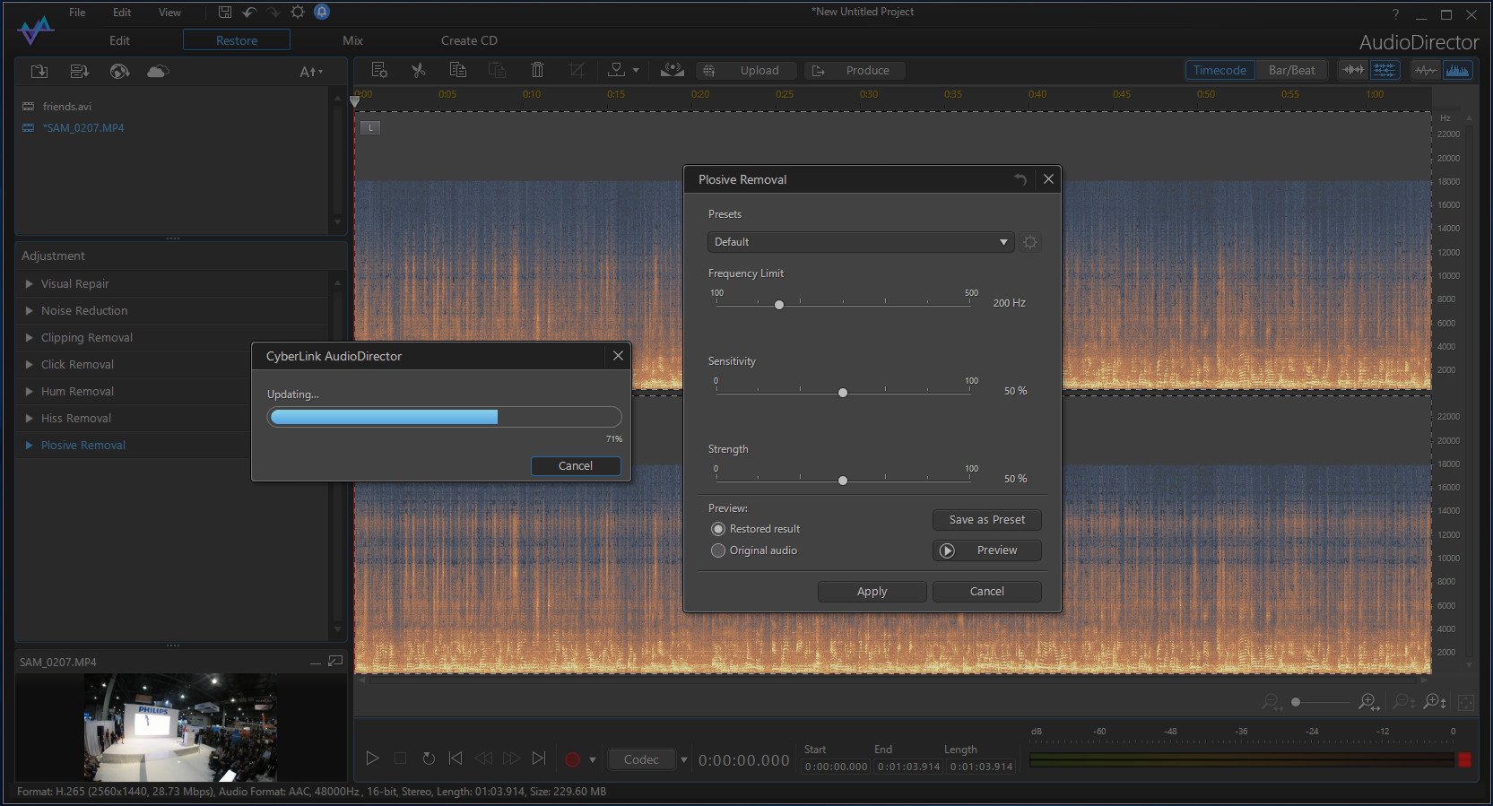 CyberLink AudioDirector 8 Ultra screenshot 5