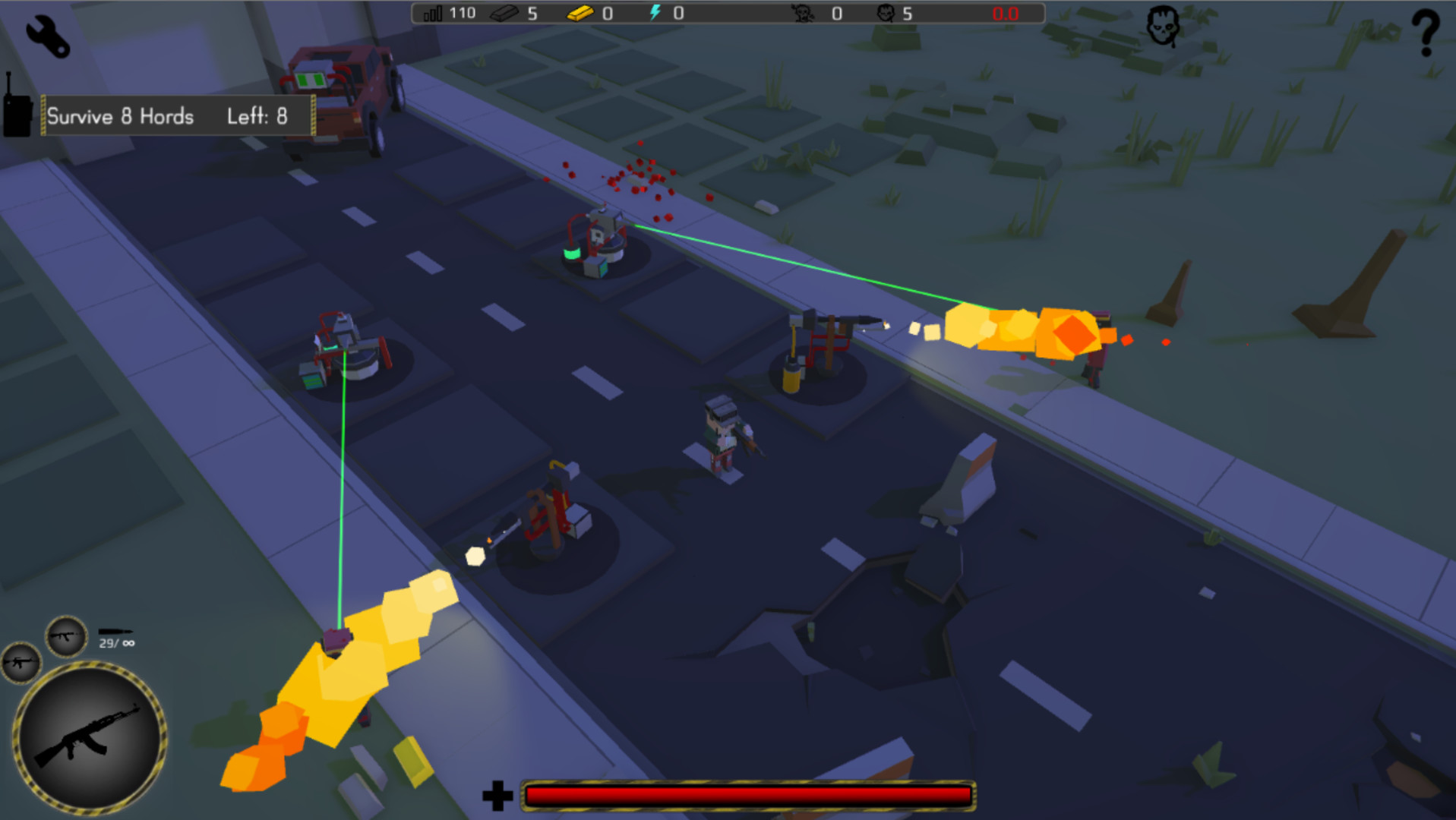 Anti Zombie AI - Tower Defense (Azai - TD) screenshot 5