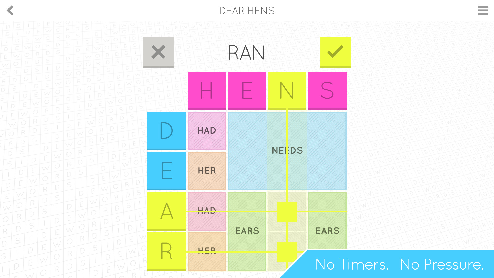 Sidewords screenshot 2