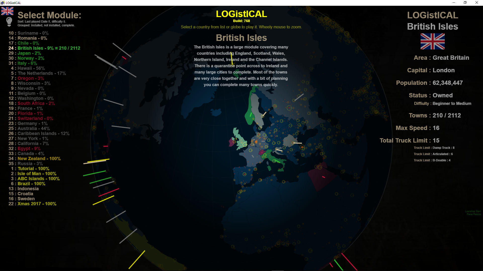 LOGistICAL: British Isles screenshot 1