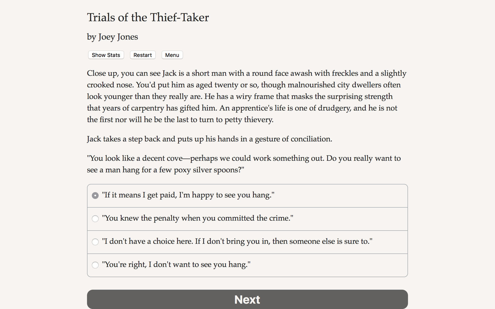 Trials of the Thief-Taker screenshot 5