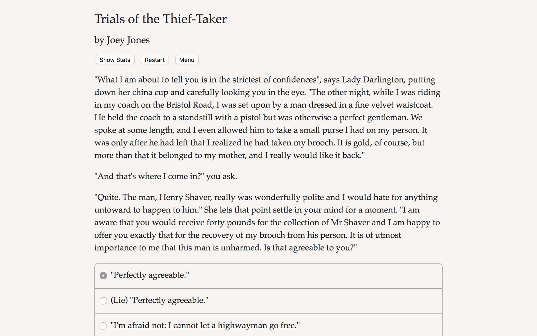 Trials of the Thief-Taker screenshot 1