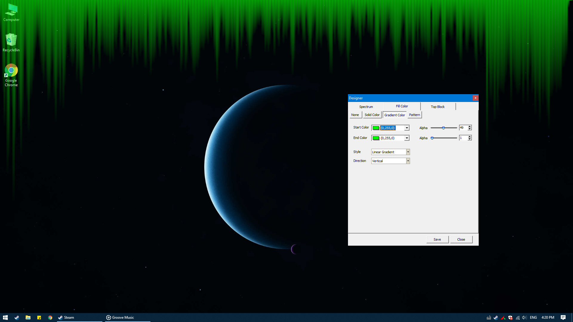 Desktop Audio Visualizer screenshot 1