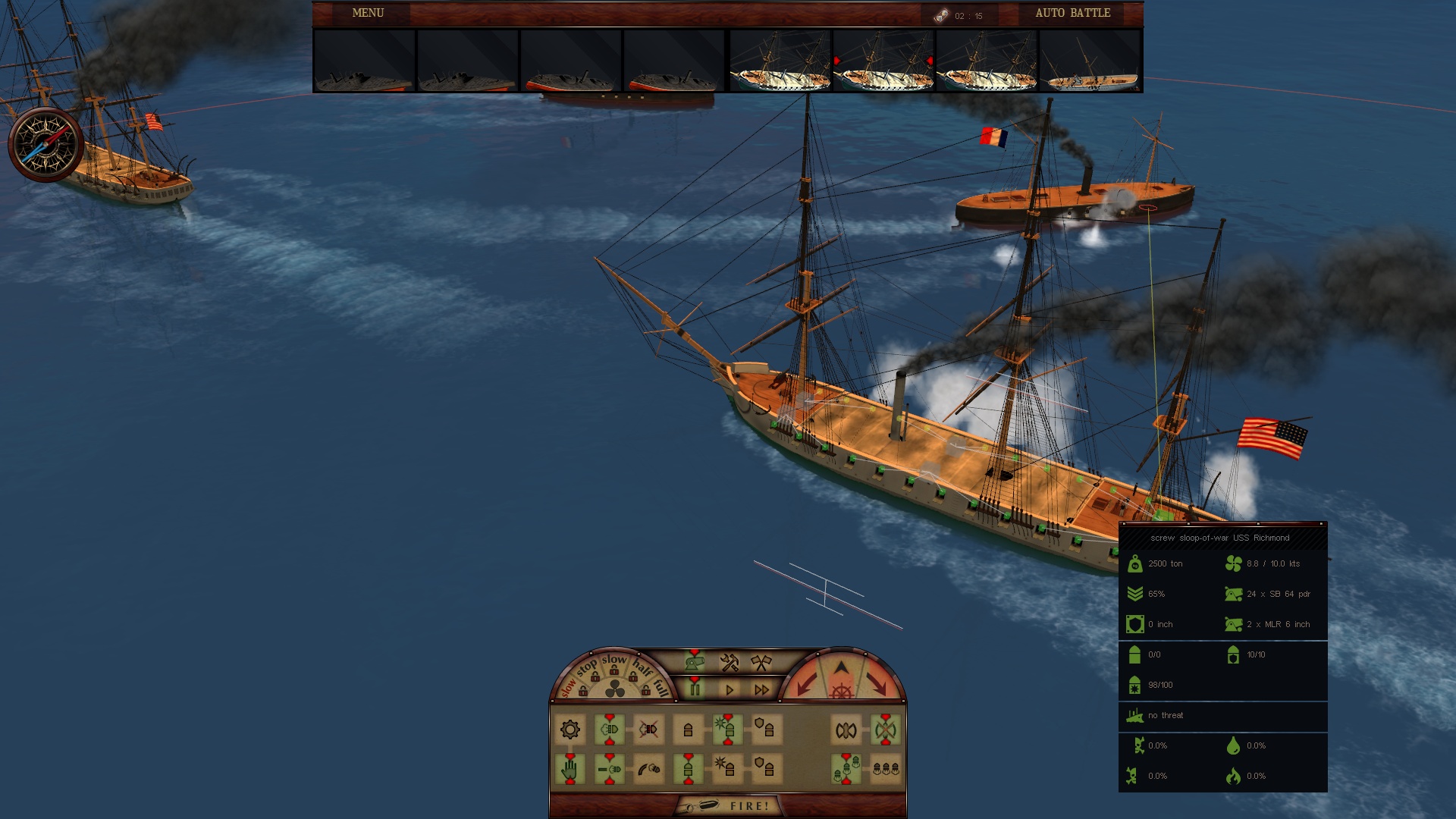 Clad in Iron: Gulf of Mexico 1864 screenshot 6