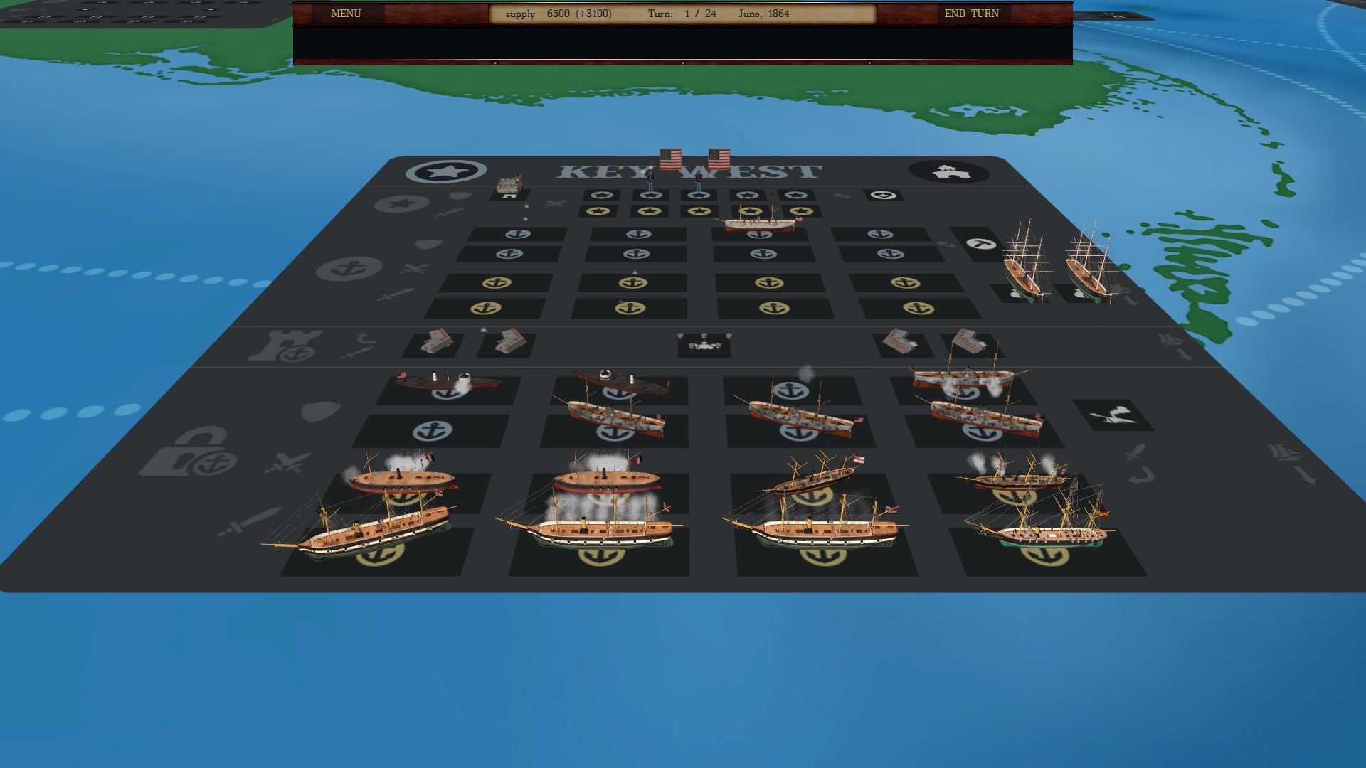 Clad in Iron: Gulf of Mexico 1864 screenshot 19