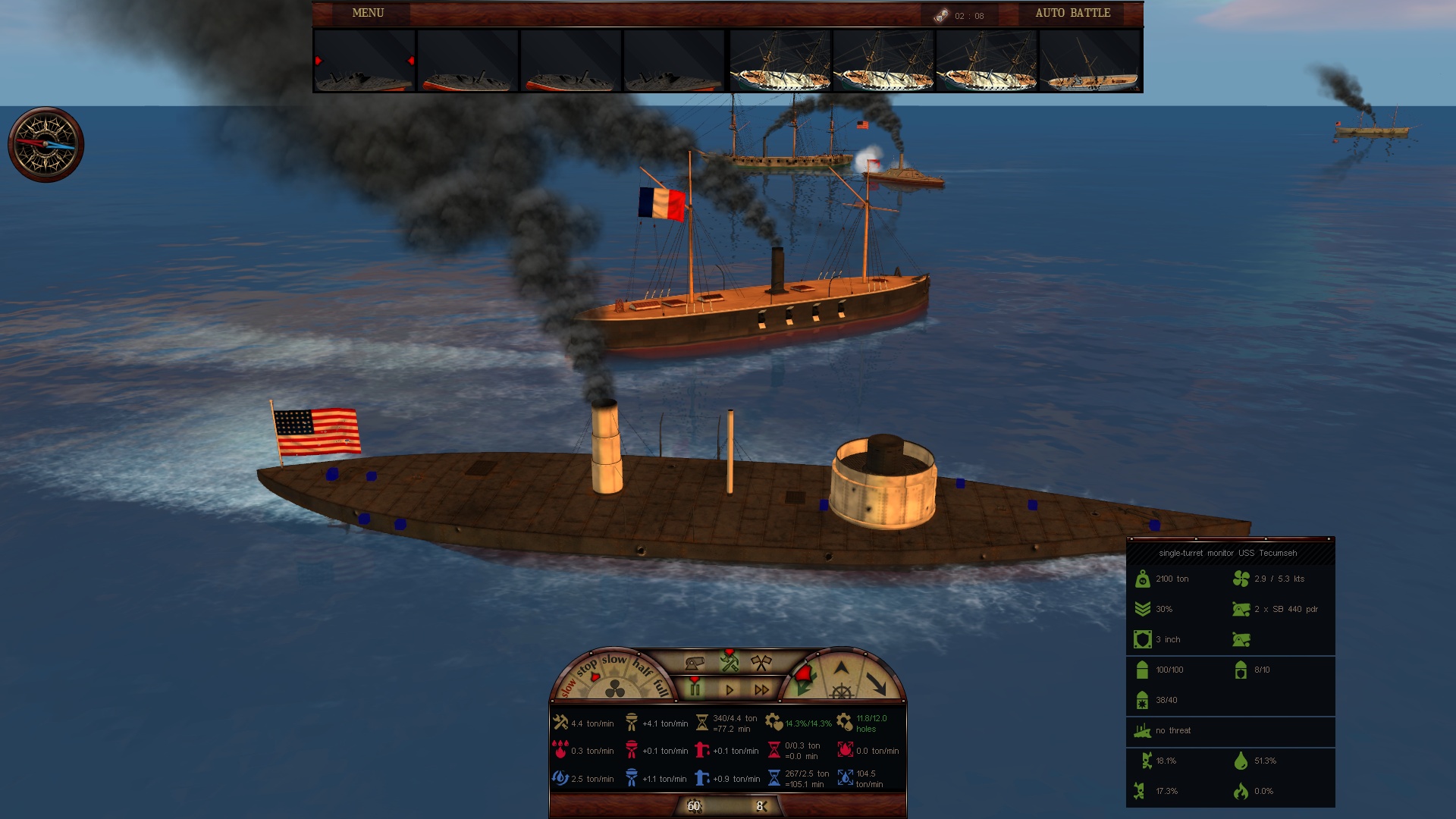 Clad in Iron: Gulf of Mexico 1864 screenshot 17