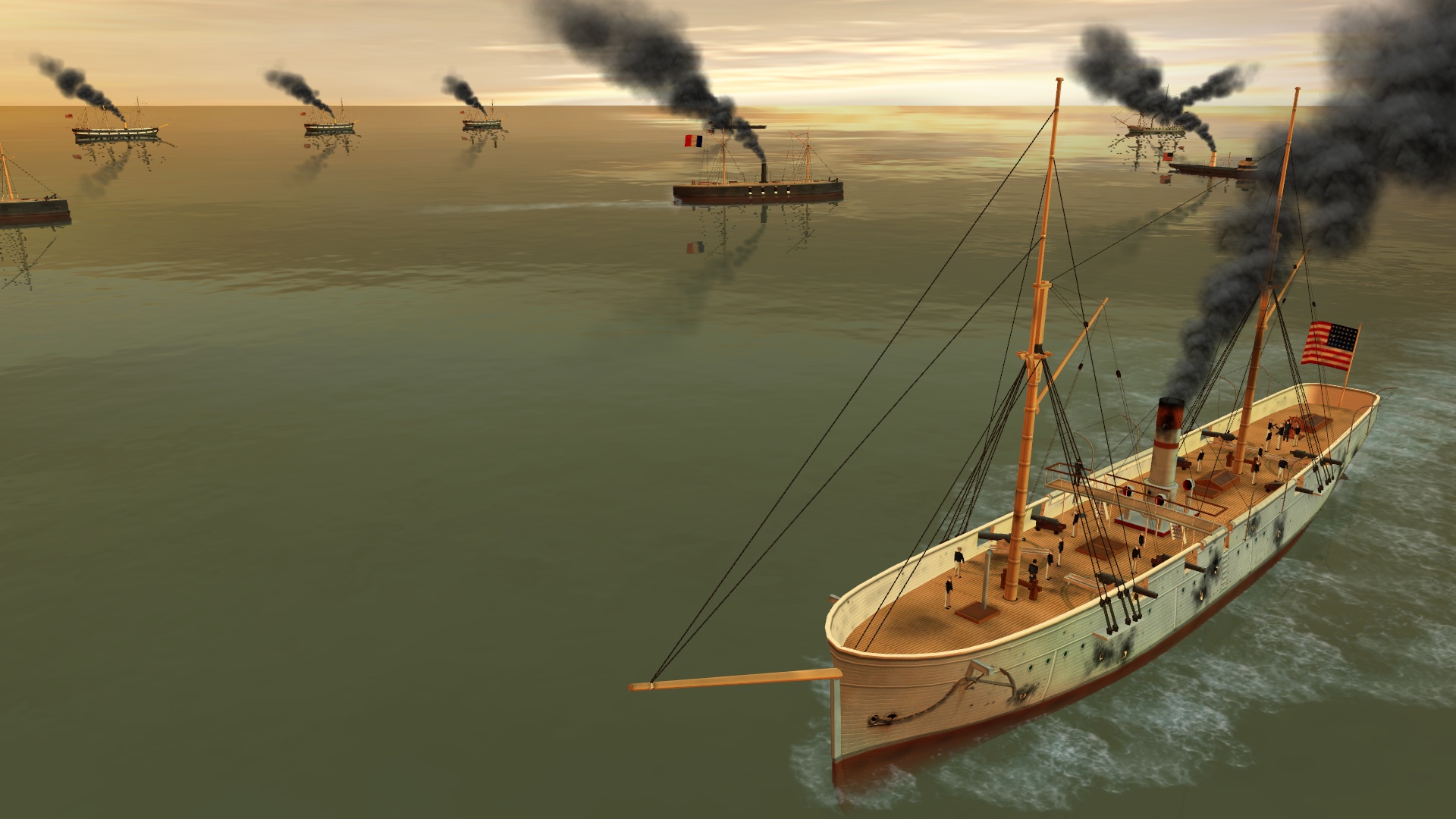 Clad in Iron: Gulf of Mexico 1864 screenshot 5