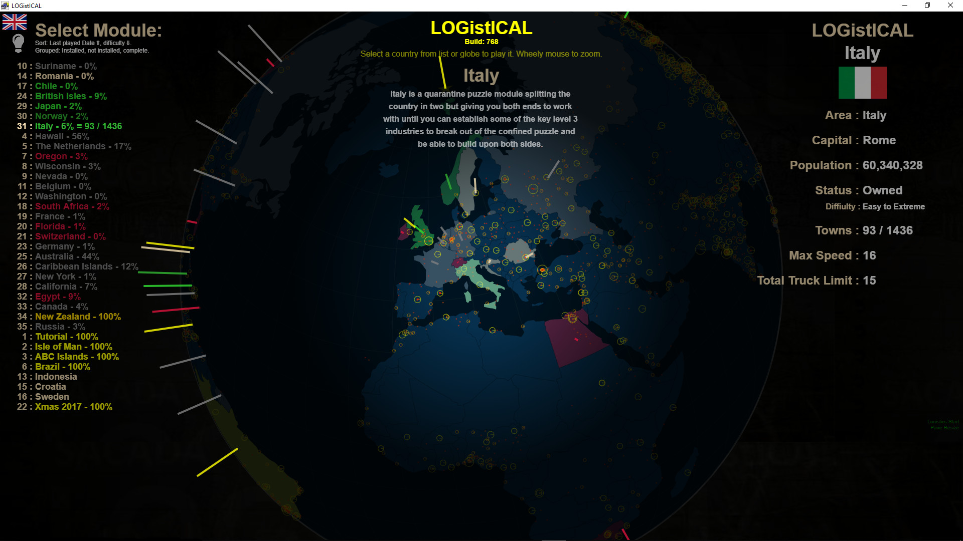 LOGistICAL: Italy screenshot 1