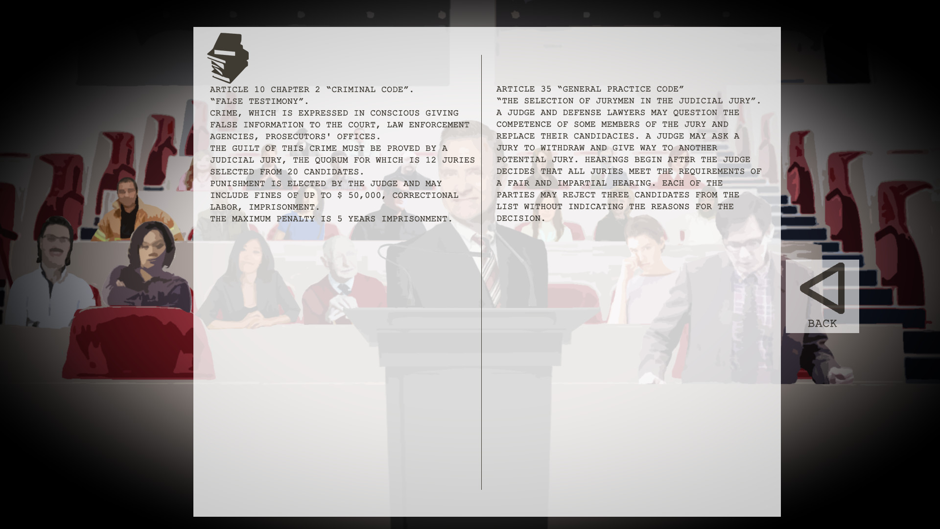Man of Law | Judge simulator screenshot 1