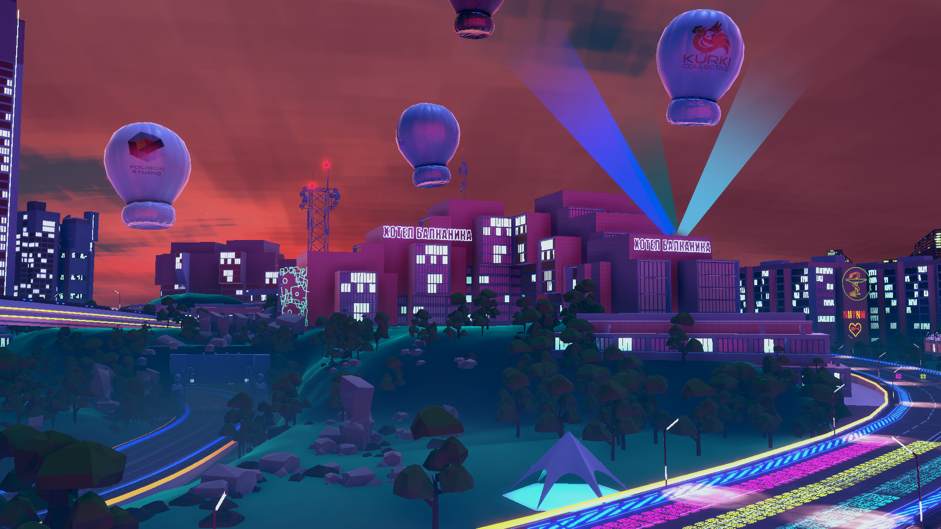 Electro Ride: The Neon Racing screenshot 14