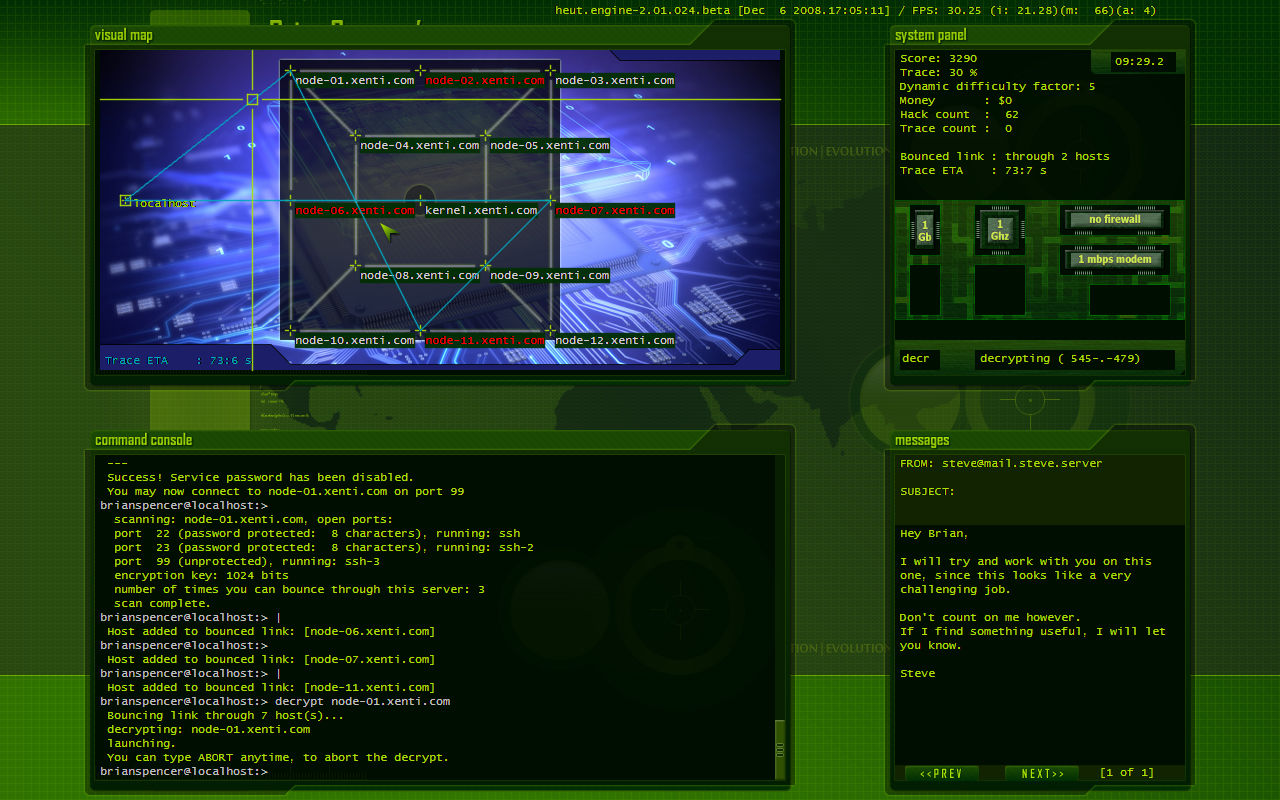 Hacker Evolution: Untold screenshot 2