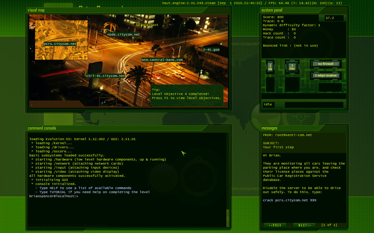Hacker Evolution: Untold screenshot 4