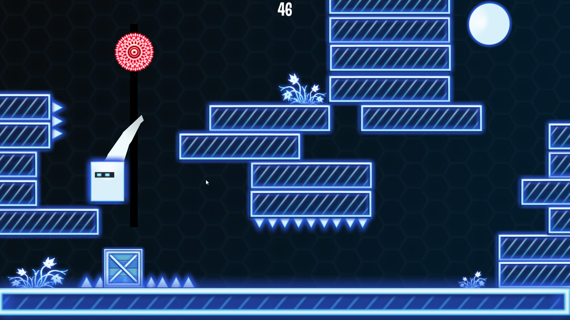 2D Neon Cube screenshot 2