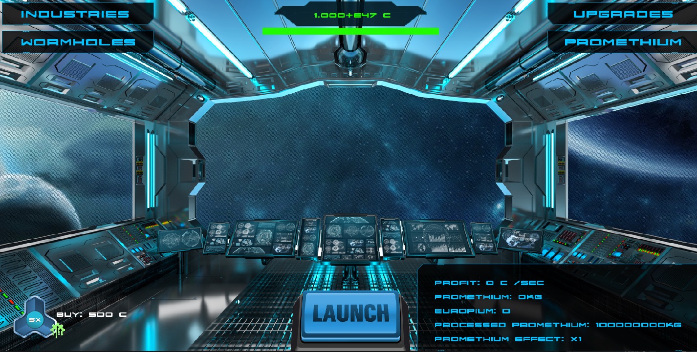The Promethium Effect - The Idle Clicker MMO screenshot 1