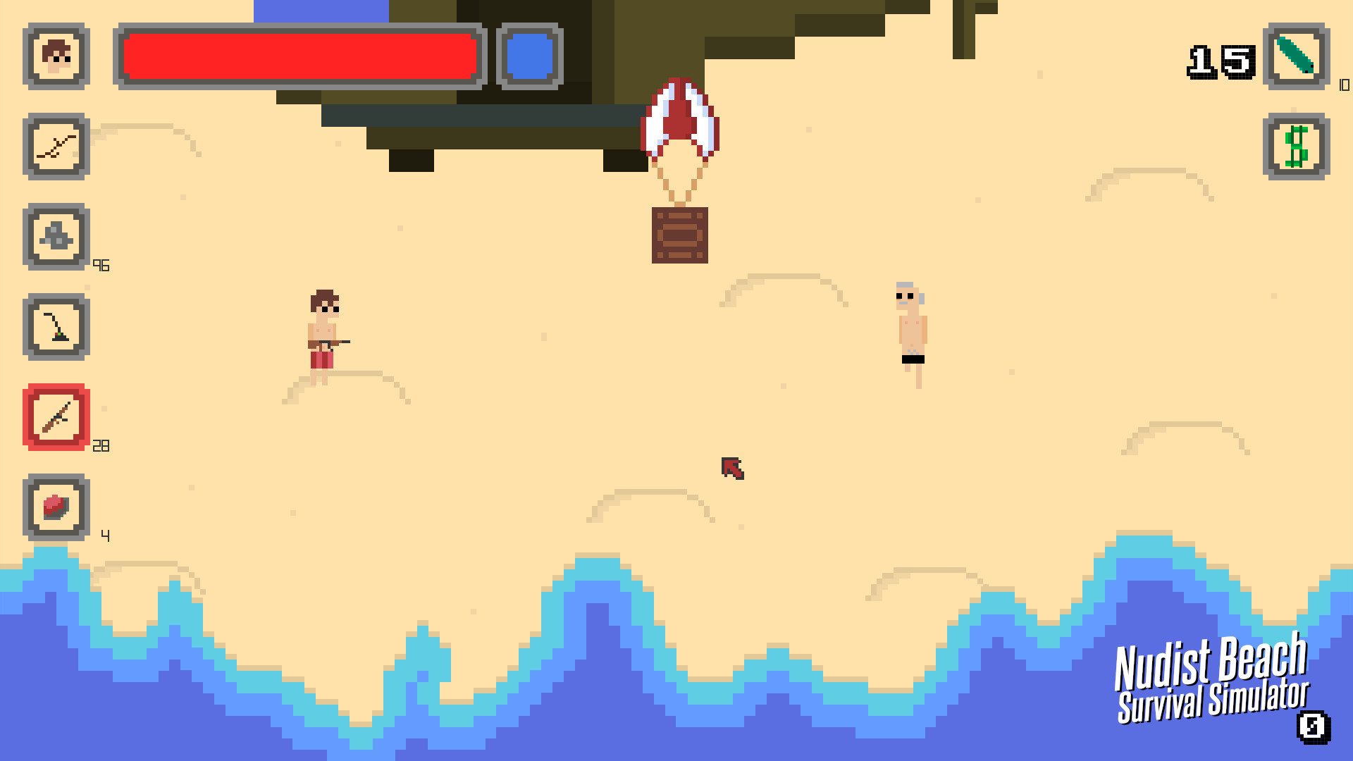 Nudist Beach Survival Simulator screenshot 8