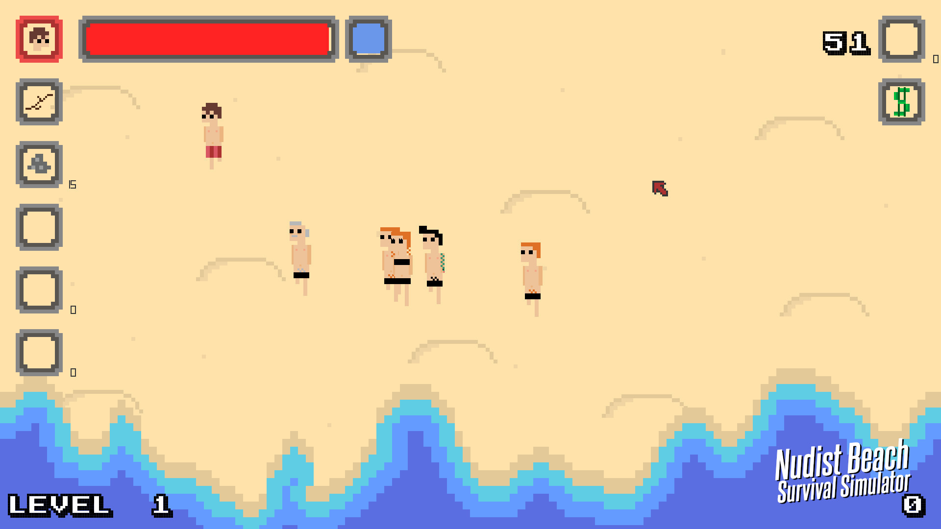 Nudist Beach Survival Simulator screenshot 7