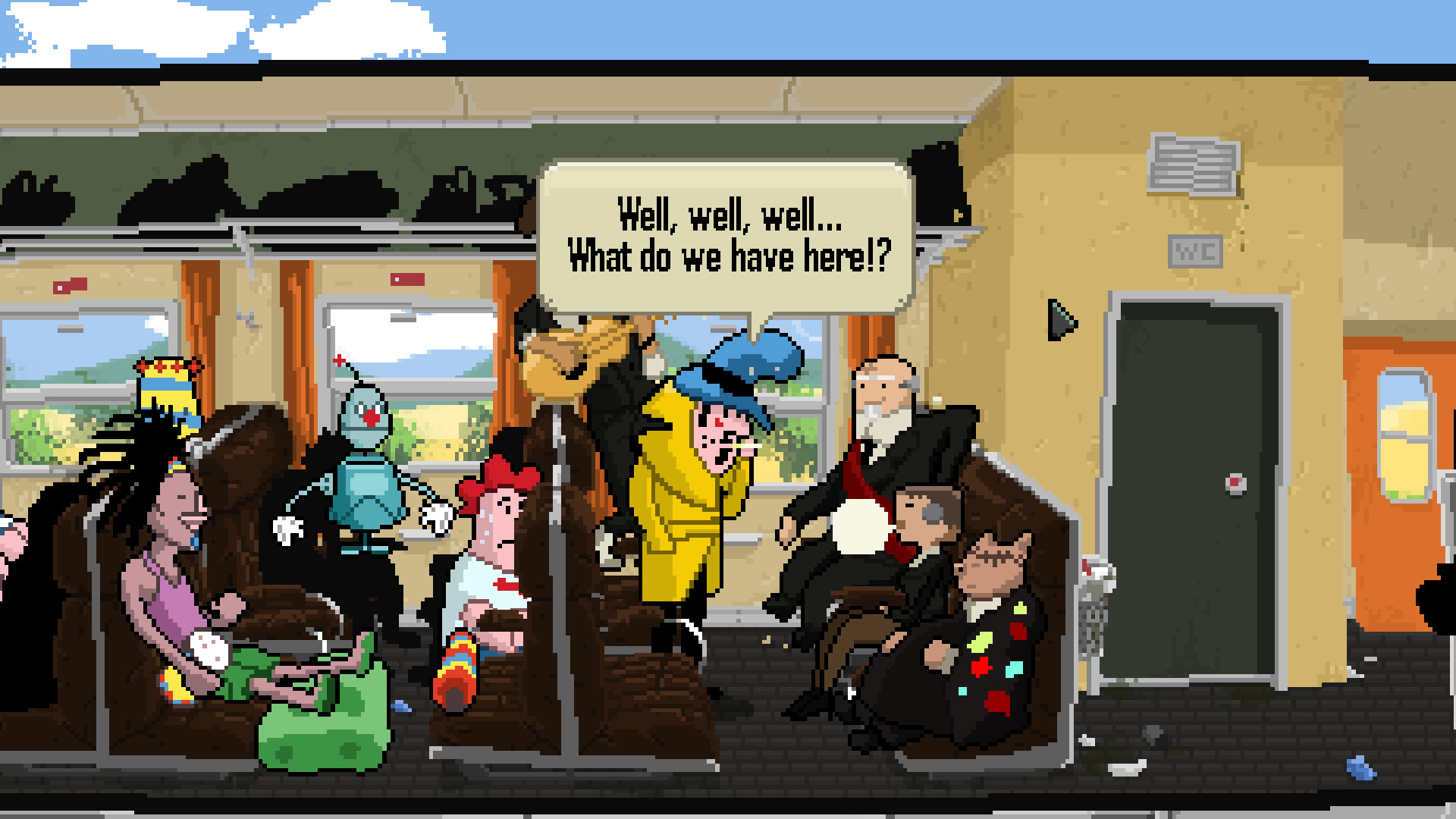 Detective Case and Clown Bot in: The Express Killer screenshot 4