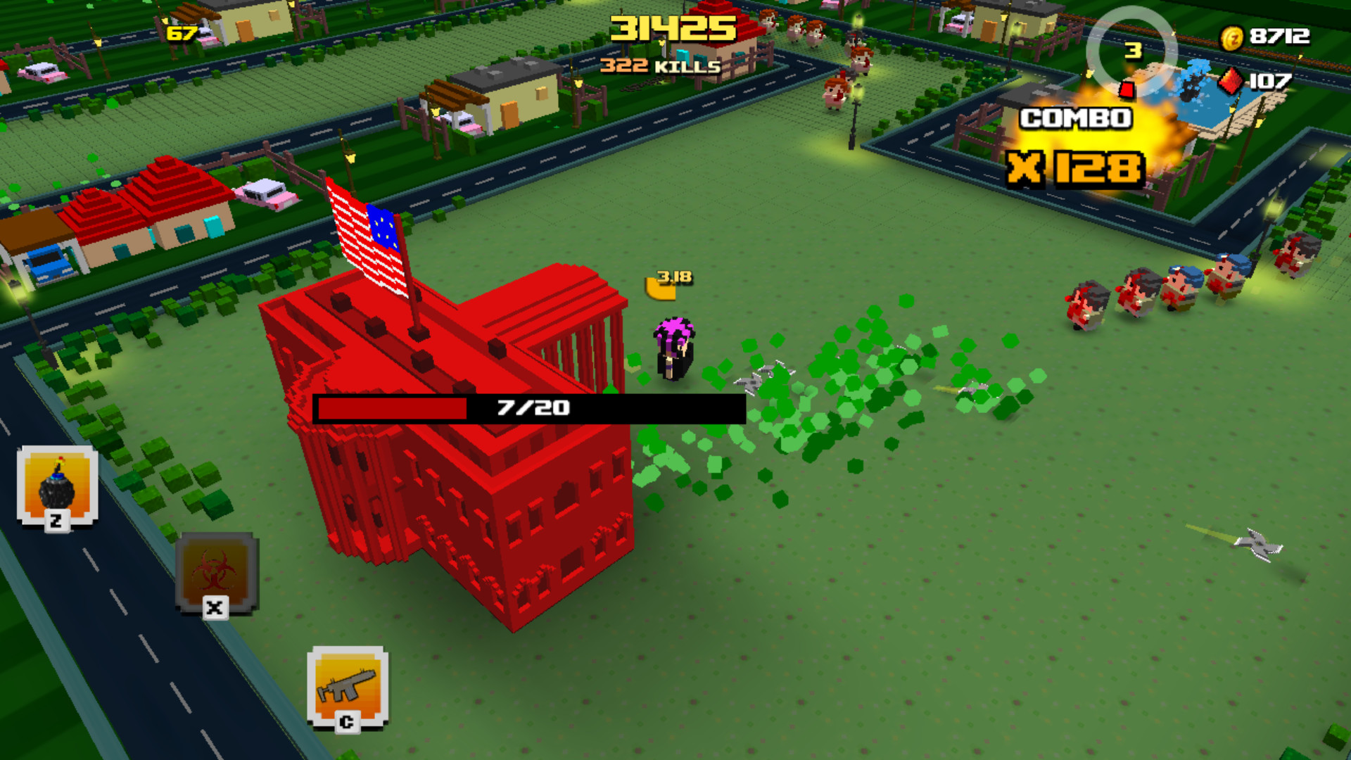 Zombie Bloxx screenshot 4