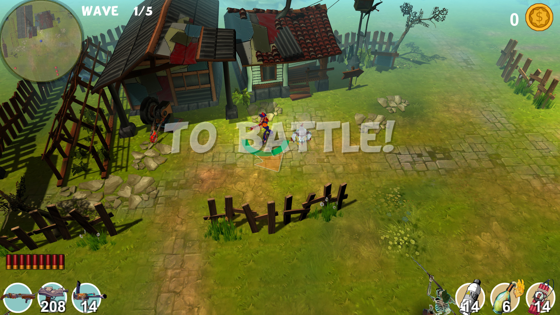 Mad Gardener: Zombie Massacre screenshot 1