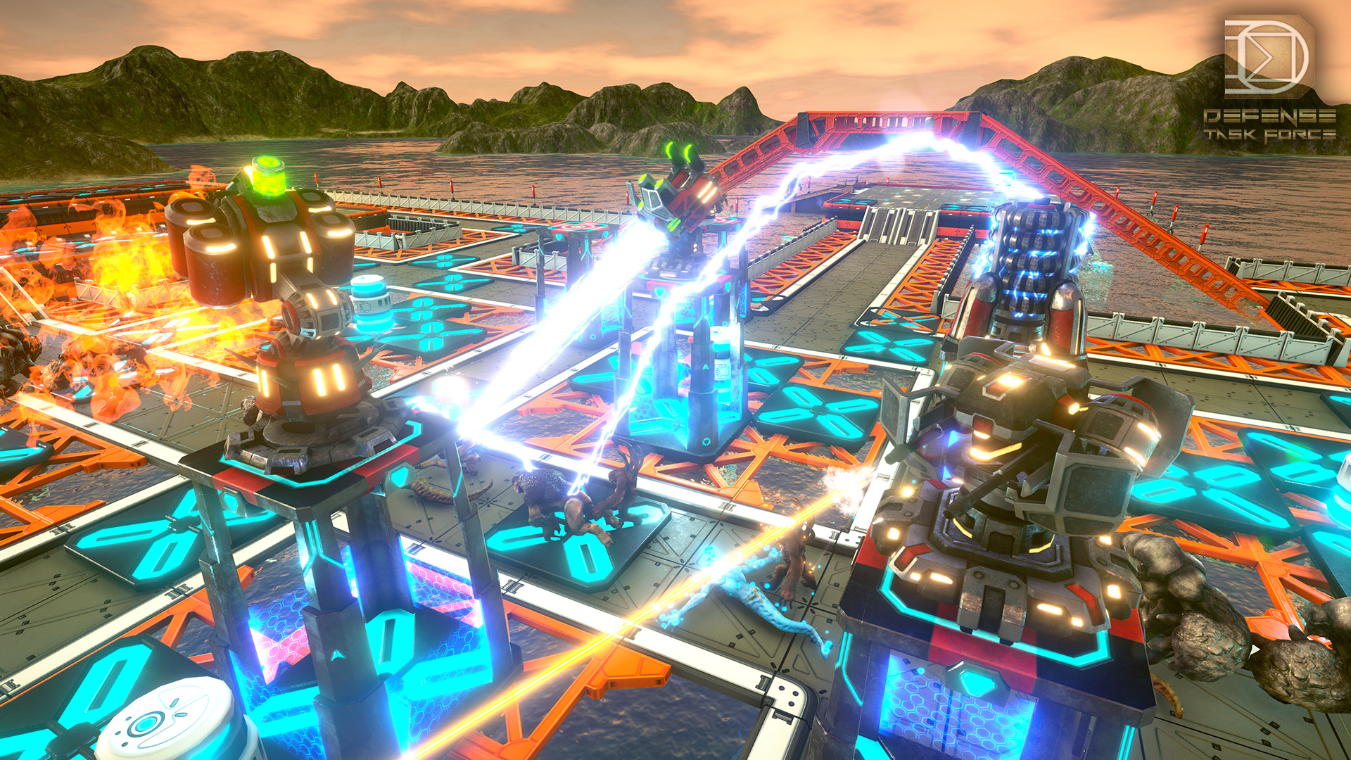 Defense Task Force - Sci Fi Tower Defense screenshot 1