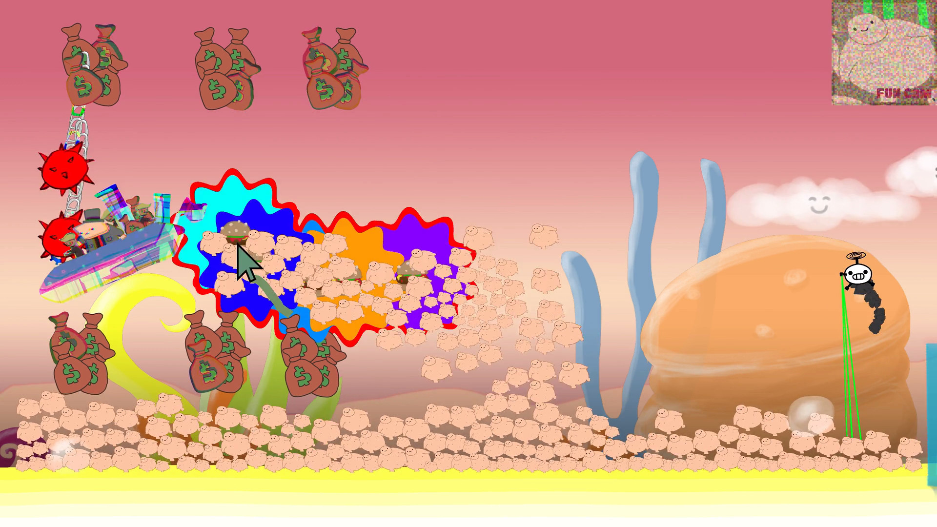 Sea Of Fatness: Save Humanity Together screenshot 13