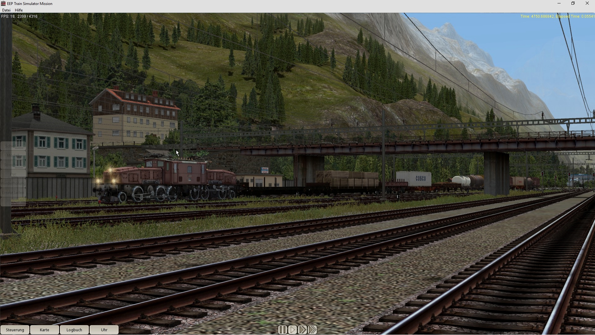 EEP TSM Gotthardbahn Nordrampe Modul Erstfeld screenshot 17