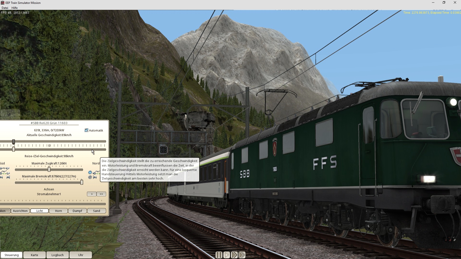 EEP TSM Gotthardbahn Nordrampe Modul Erstfeld screenshot 20
