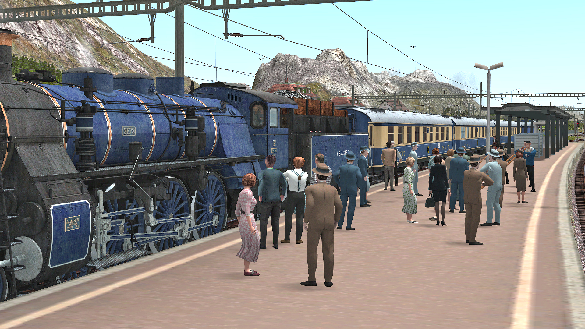 EEP TSM Gotthardbahn Nordrampe Modul Erstfeld screenshot 8