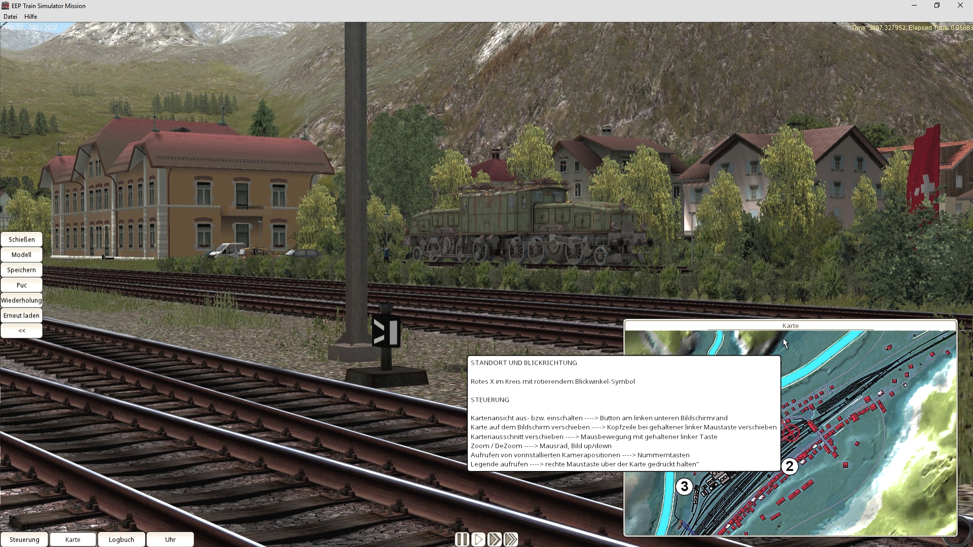 EEP TSM Gotthardbahn Nordrampe Modul Erstfeld screenshot 11
