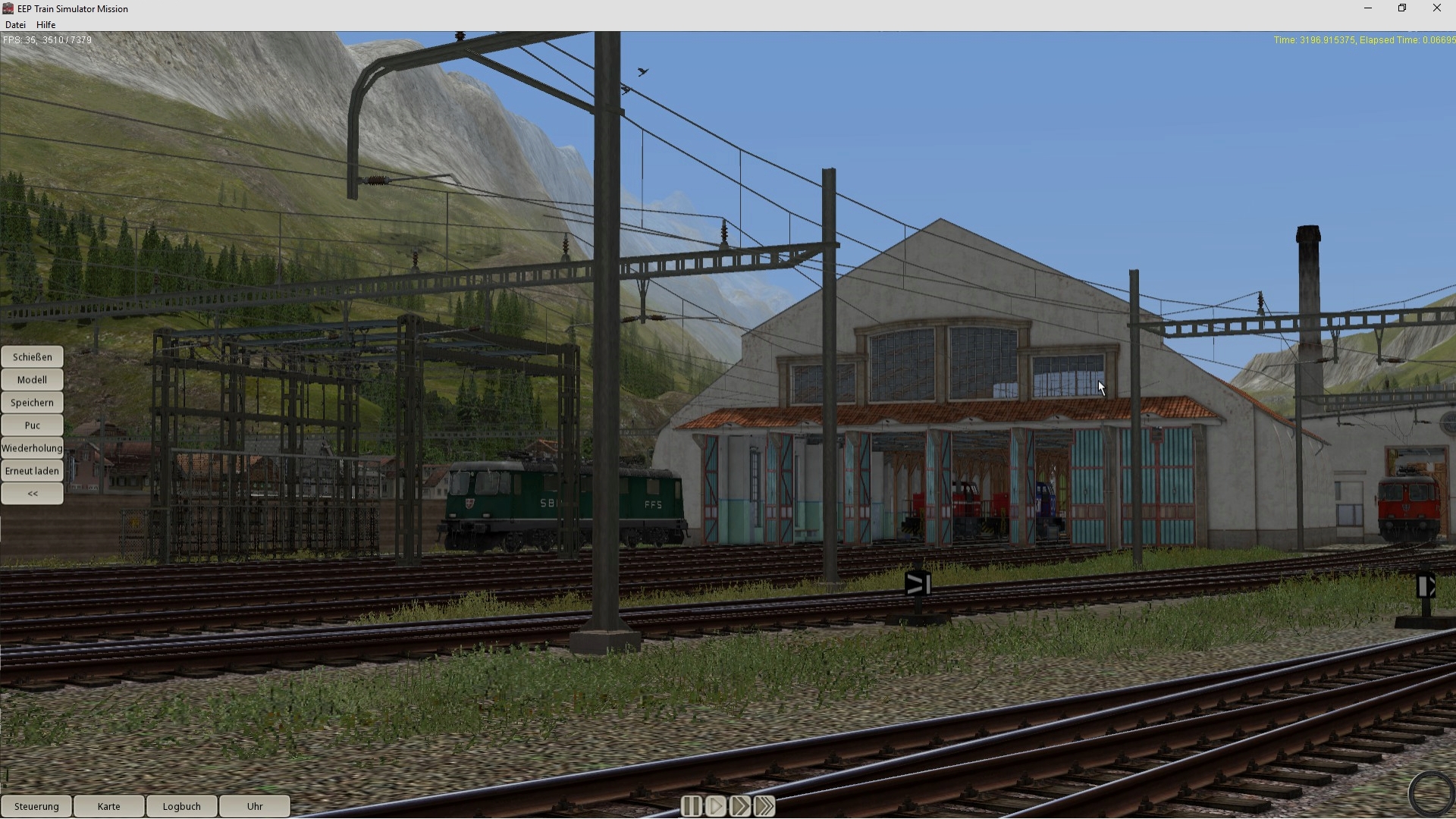 EEP TSM Gotthardbahn Nordrampe Modul Erstfeld screenshot 15