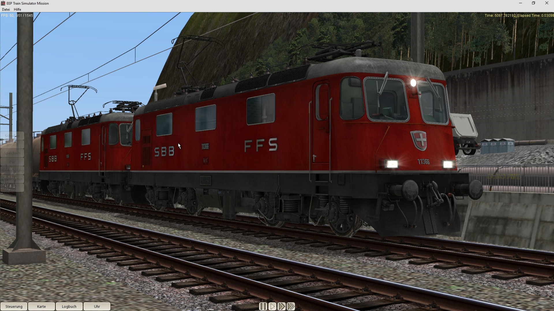 EEP TSM Gotthardbahn Nordrampe Modul Erstfeld screenshot 21
