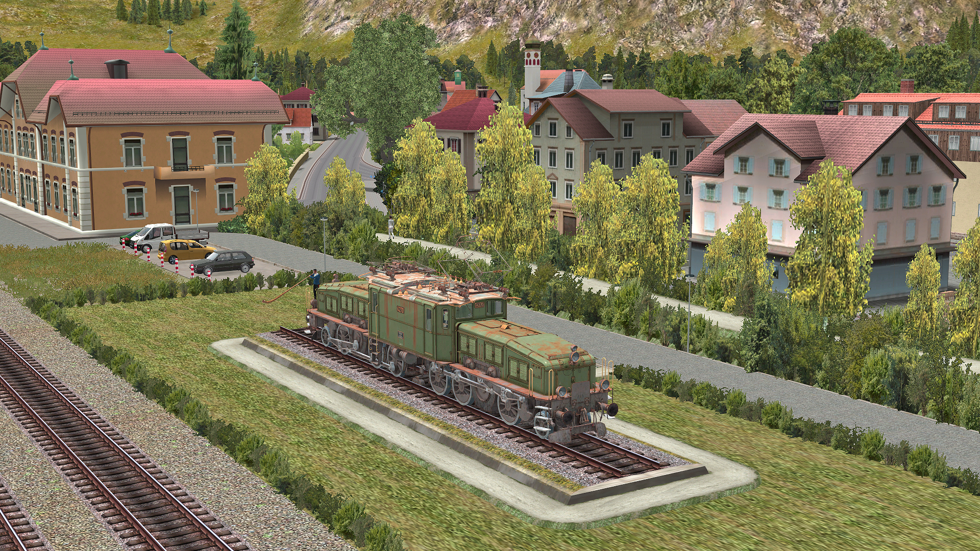 EEP TSM Gotthardbahn Nordrampe Modul Erstfeld screenshot 5